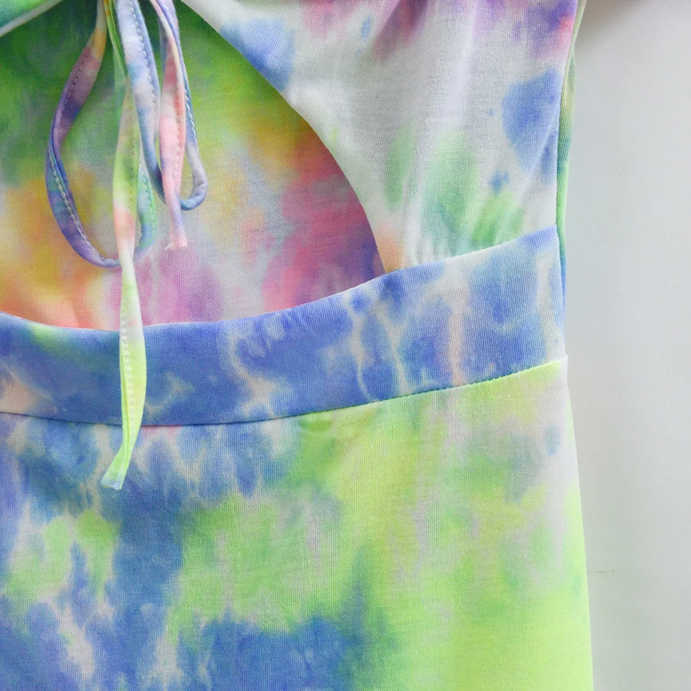 

Plus Size Long Dress Woman Elegant Tie-dye Dresses Womens Off Shoulder Sexy Party Outfits High Waist Clothes Females Fashions