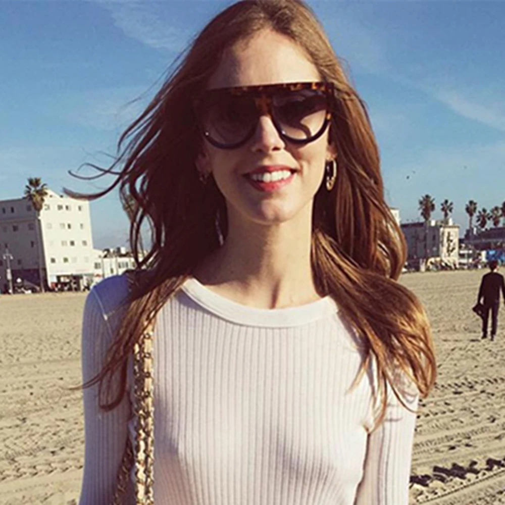 Новинка женские солнцезащитные очки модные классические в большой оправе стиле