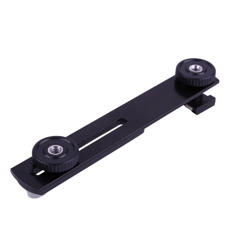 Прямой кронштейн для вспышки штатив Nodal Slide Tripods Rail Quick Release Plate Зажим адаптер