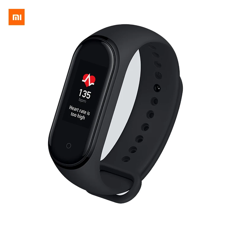 Глобальная версия, Xiaomi Mi, 4 смарт-браслет, AMOLED экран, Smartband, фитнес-браслет, Bluetooth, спортивный, водонепроницаемый