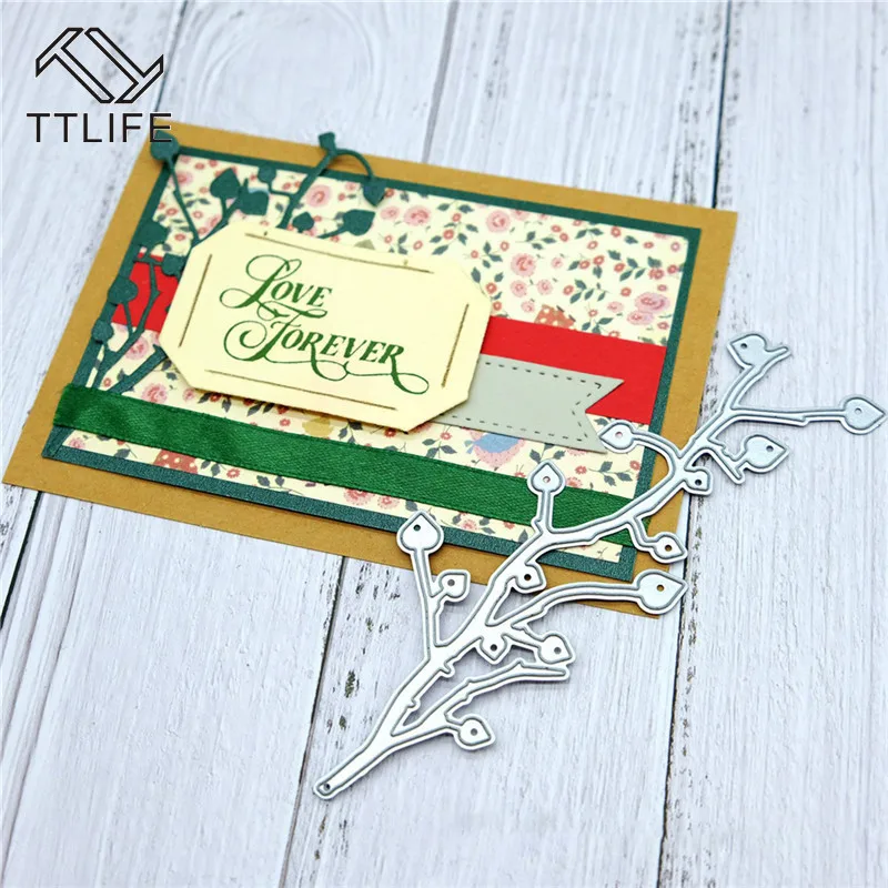 TTLIFE Flower Bunch Metal Cutting Dies Scrapbooking Card Making Embossing Stencil Die Cut Template New 2019 Craft Decor | Дом и сад