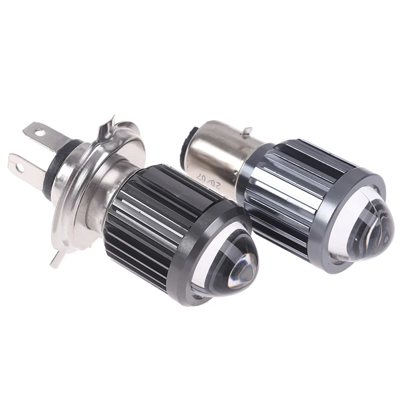 1pcs H4 H6 BA20D Moto Led Motorcycle Headlight Bulbs CSP Lens 6000LM Hi Lo Lamp Scooter Accessories Fog Lights 6000K 12V |