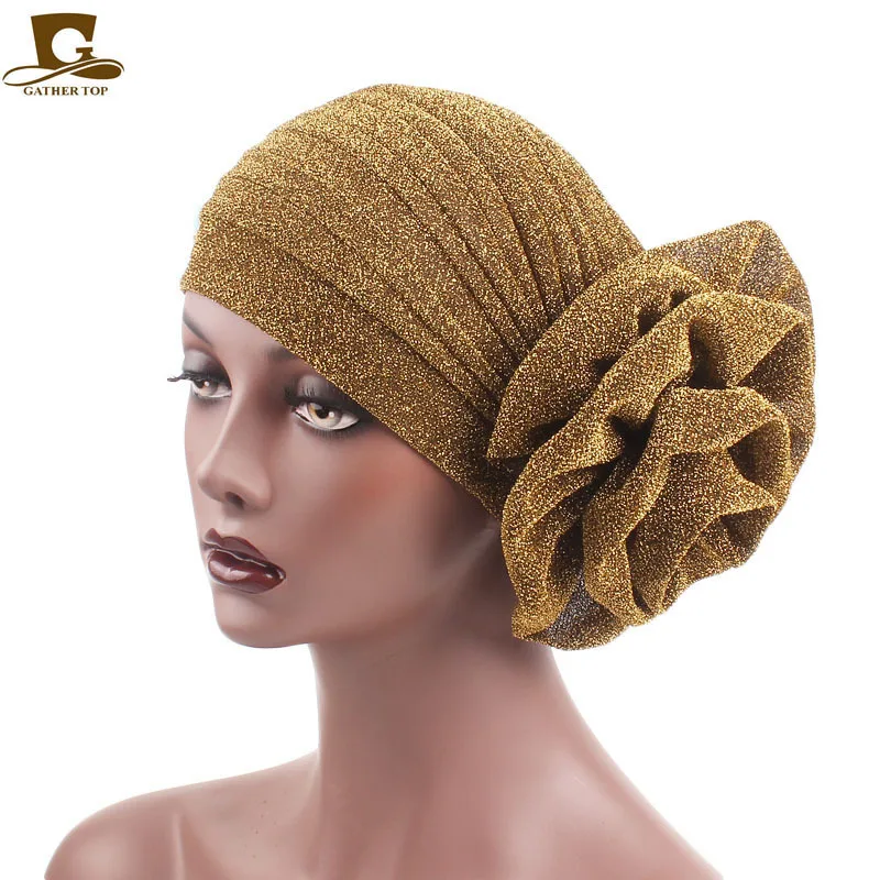 

The New Light Silk Big Turban Hat Cap Tjm Chemotherapy - 322 In India