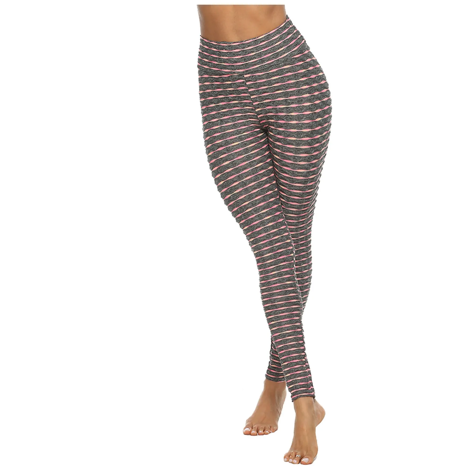 

Women New Seamless Yoga Pants Summer fashion print high waist hip elastic running fitness All-match Casual Yoga Pants Long Pants