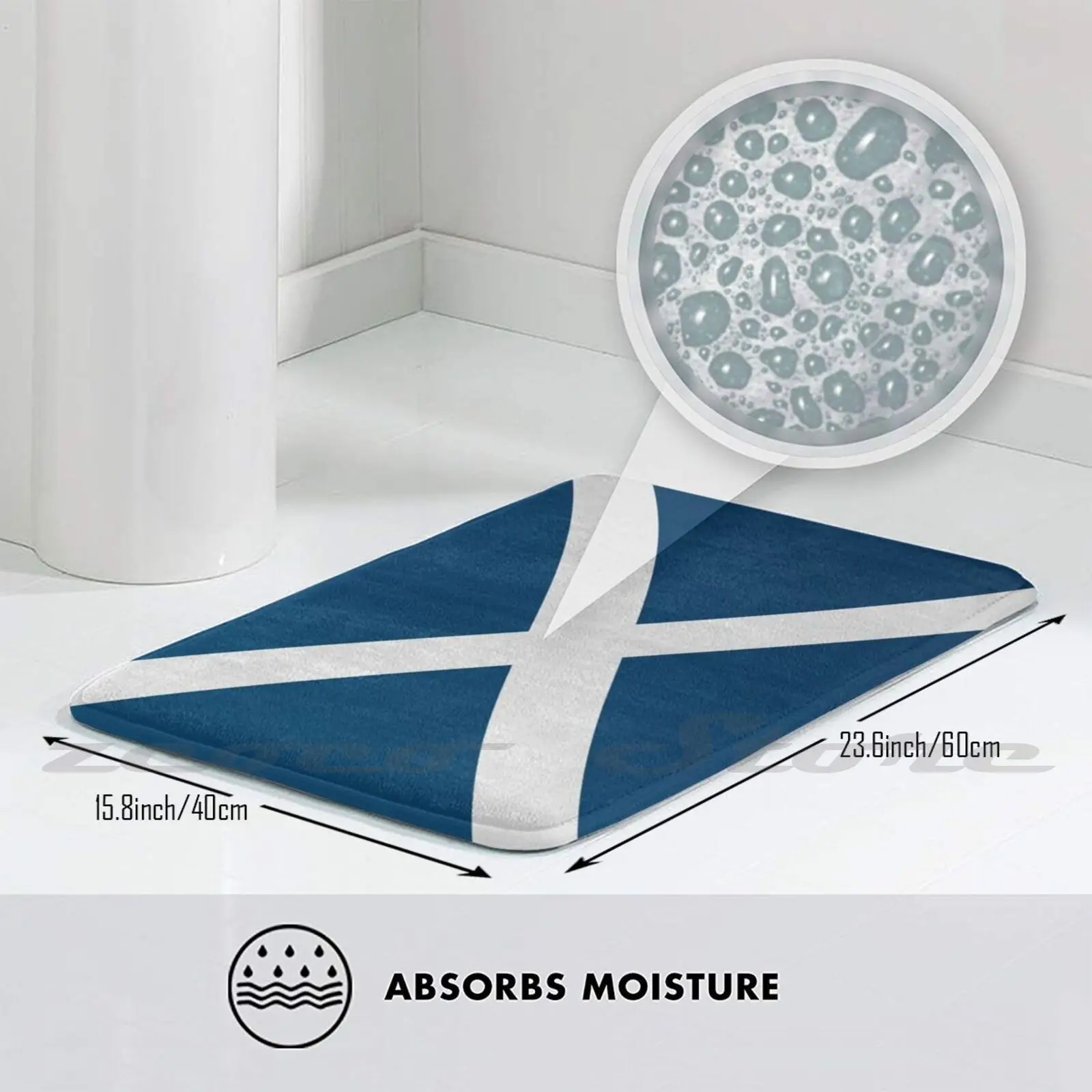 Ковер в виде флага коврик Нескользящая хорошо впитывающей влагу дверной