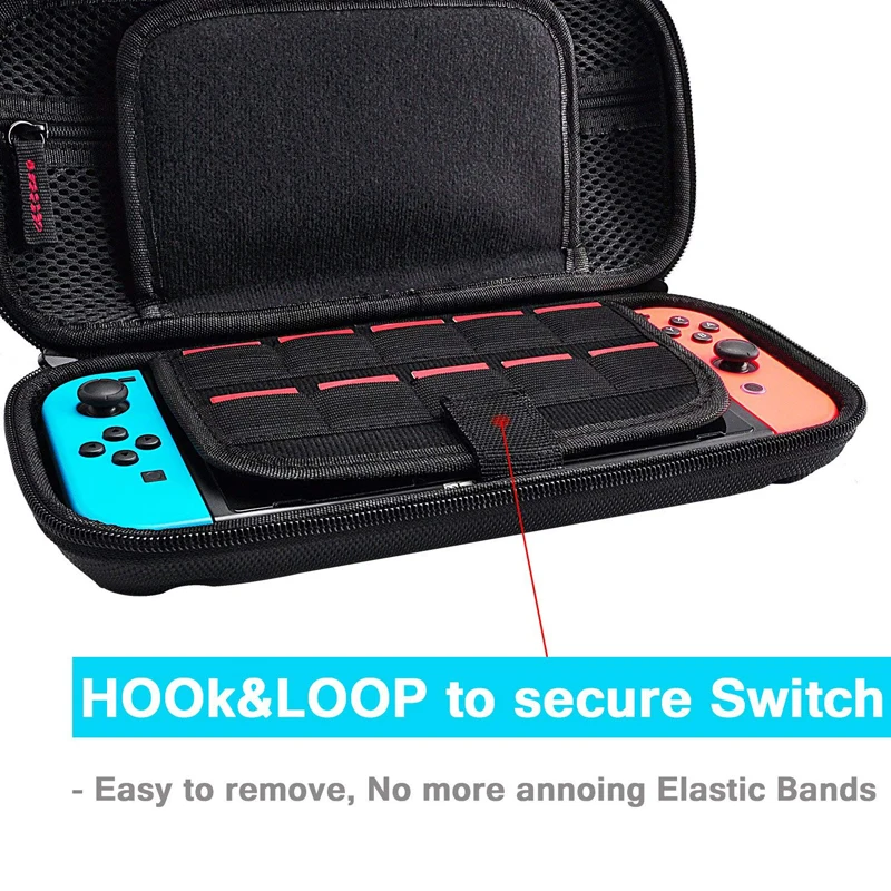 Чехол для переноски для nintendo Switch, 20 картриджей для игр, защитный жесткий чехол для путешествий
