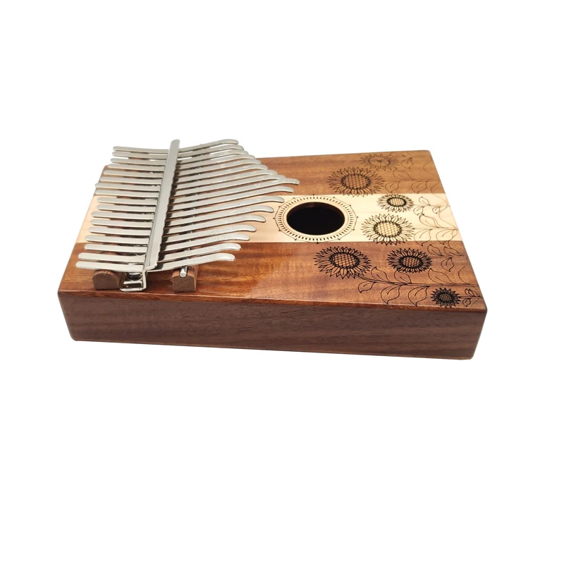 Килимба hlру из акации и клена 17 клавиш клавиатура массива дерева музыкальные