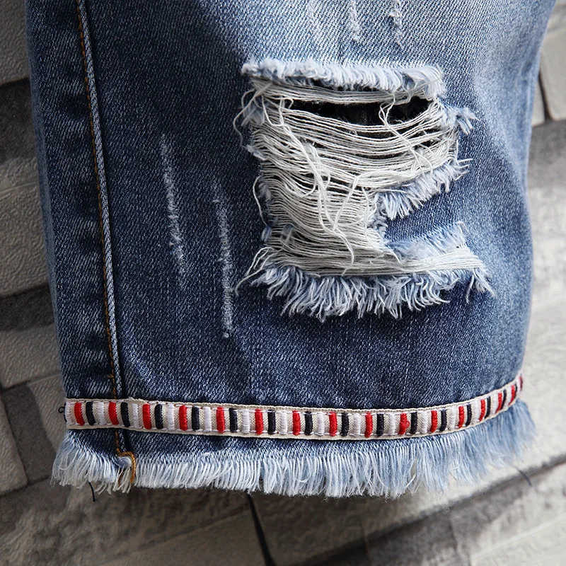 

2021 new Jeans Clothing Cotton Shorts Breathable Denim Shorts Male New Fashion Size 28-40