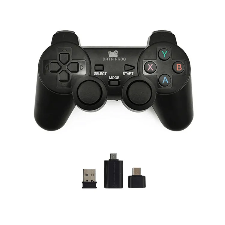 Данные лягушка 2,4G Android геймпад совместим с ПК Windows PS3 tv Box Android смартфон игровой джойстик