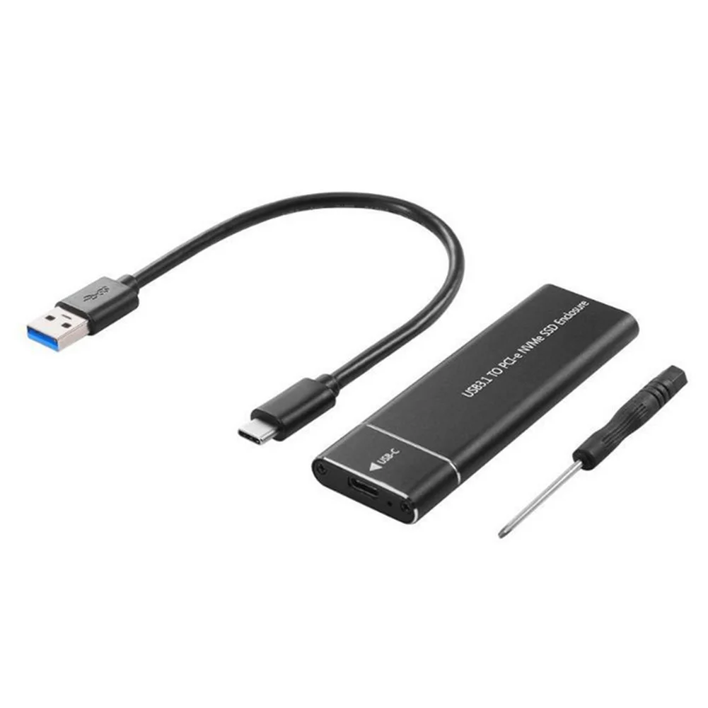 USB 3 1 Type C M.2 NVMe SSD корпус 10 Гбит/с M Key PCI E Чехол для мобильного телефона|Жёсткие диски