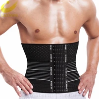 lazawg mens waist trainer belt sauna sweat corset trimmer slimming strap fitness body shapewear corsets fitness burner workout