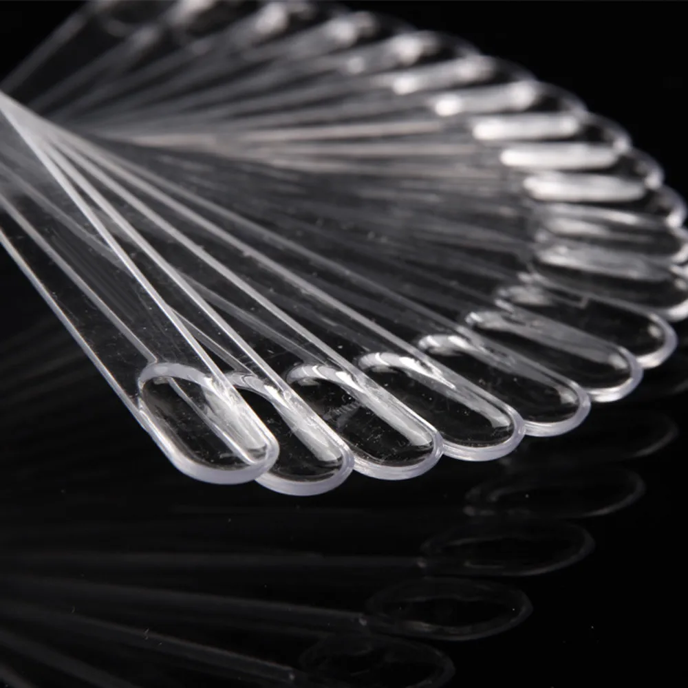 Nail Art False Tips Sticks 20Pcs Nail Polish Nail Decoration Display Polish Practice Board Tip Sticks Nail Art Tools#YL5