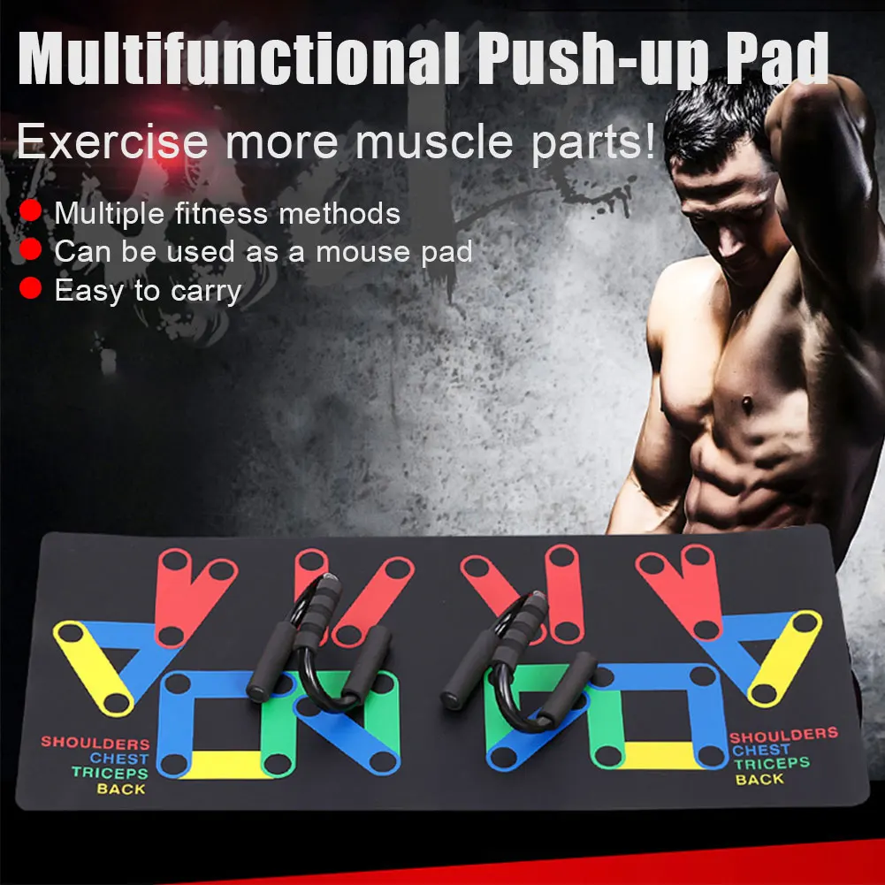 

Multi Push-Up Stands Board Push Ups Body Building Home Fitness Exercise Tools Muscle Sports Workouts Support for Men Women Gym