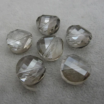 10 шт./лот 14 мм ожерелье с подвеской граненые подвески хрустальные чешские бусины