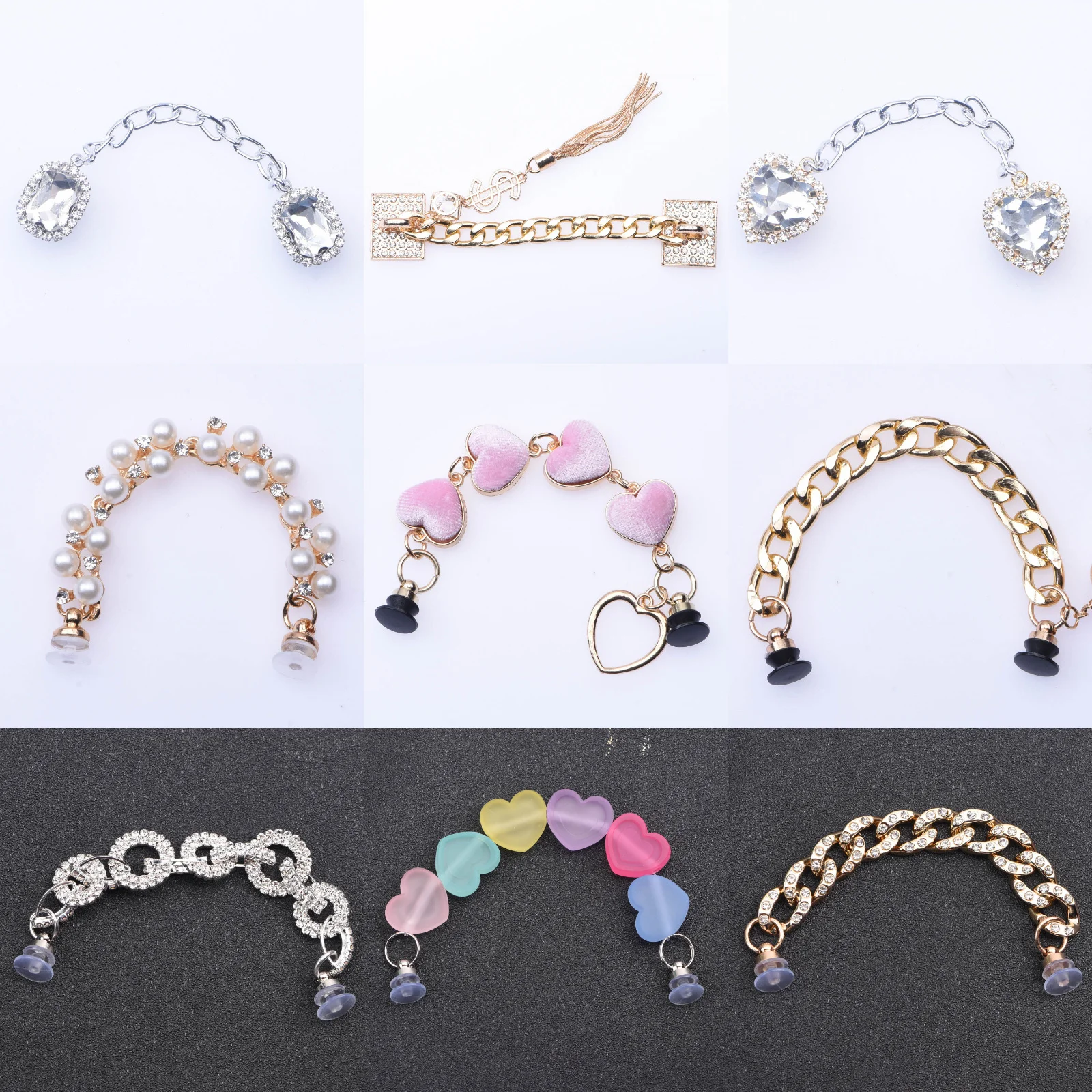 Подвеска для обуви металлическая с цепочкой 1 шт. | Обувь