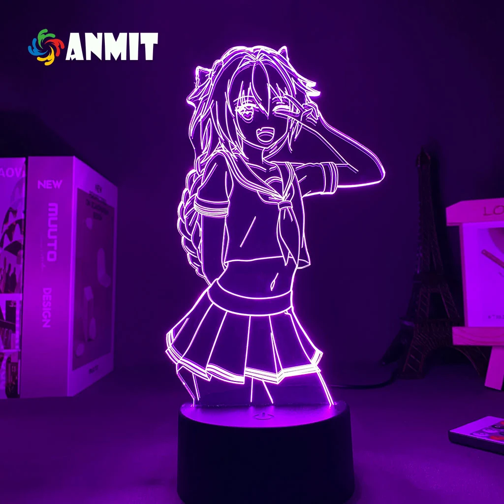 ANMIT 3D лампа аниме Fate Apocrypha Astolfo светодиодный ночсветильник для спальни