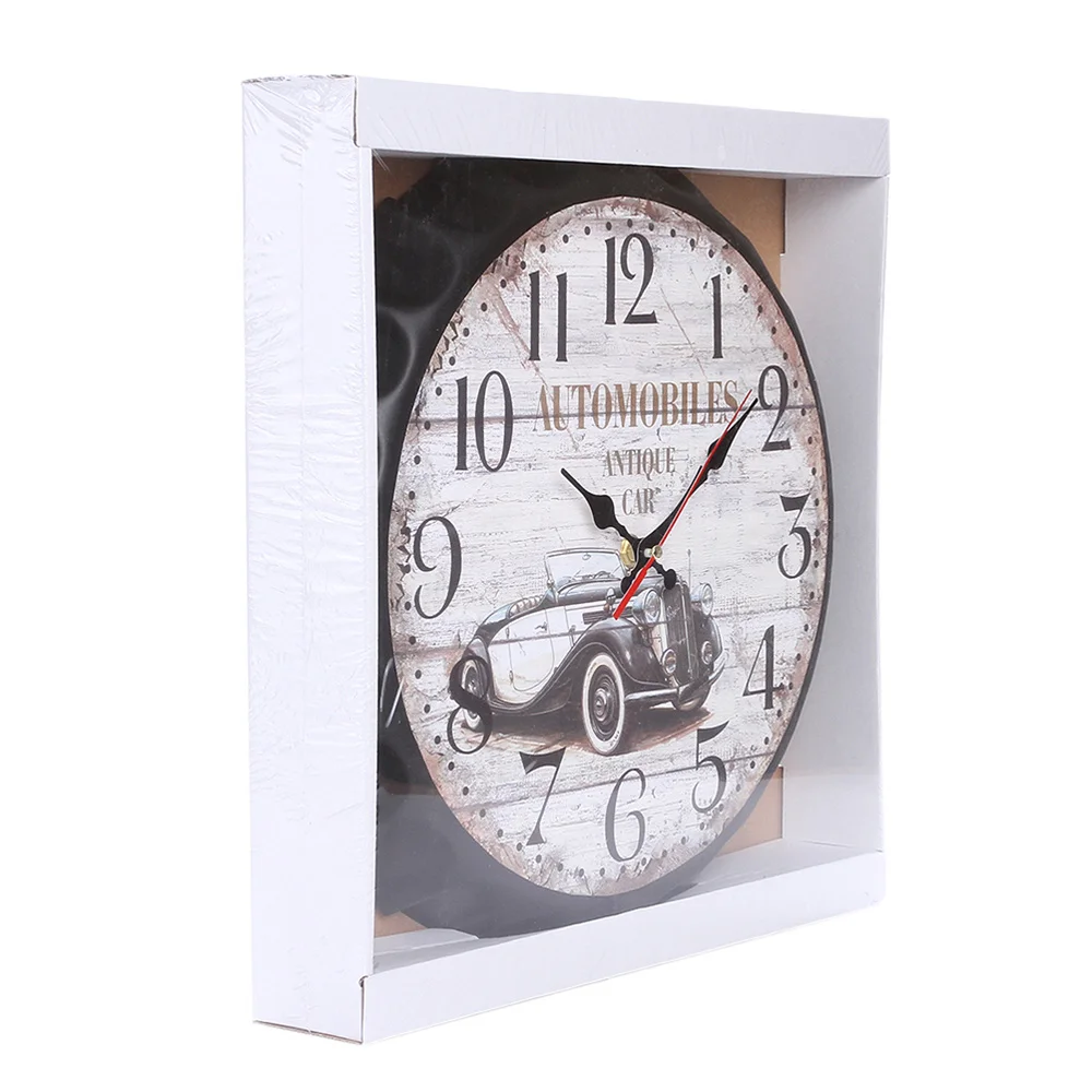 

Vintage Retro Metal Large Oversized 3D Bottle Cap Wall Clock Noiseless Movement Clock for Home Office Wall Decor (1#)