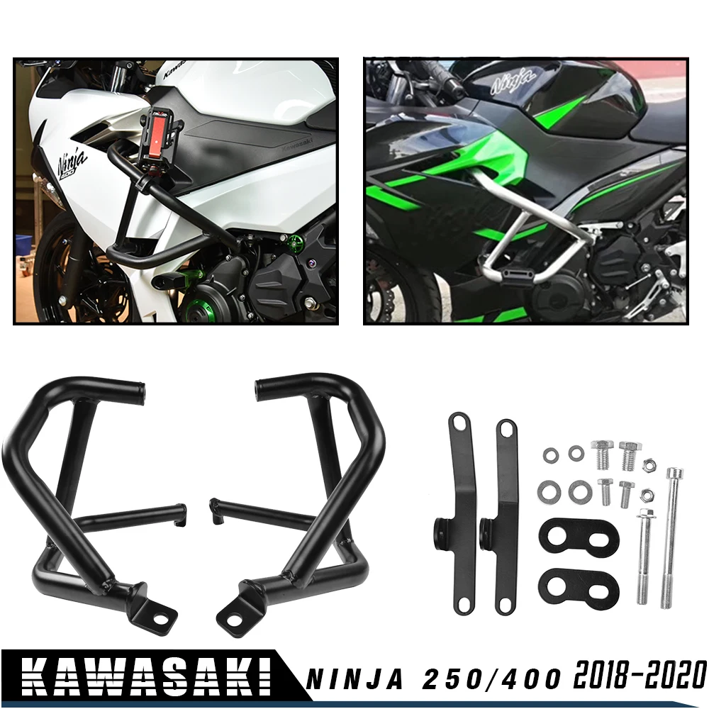 Мотоциклетный бампер для Kawasaki Ninja 400 250 2018 2019 2020 защита двигателя мотоцикла