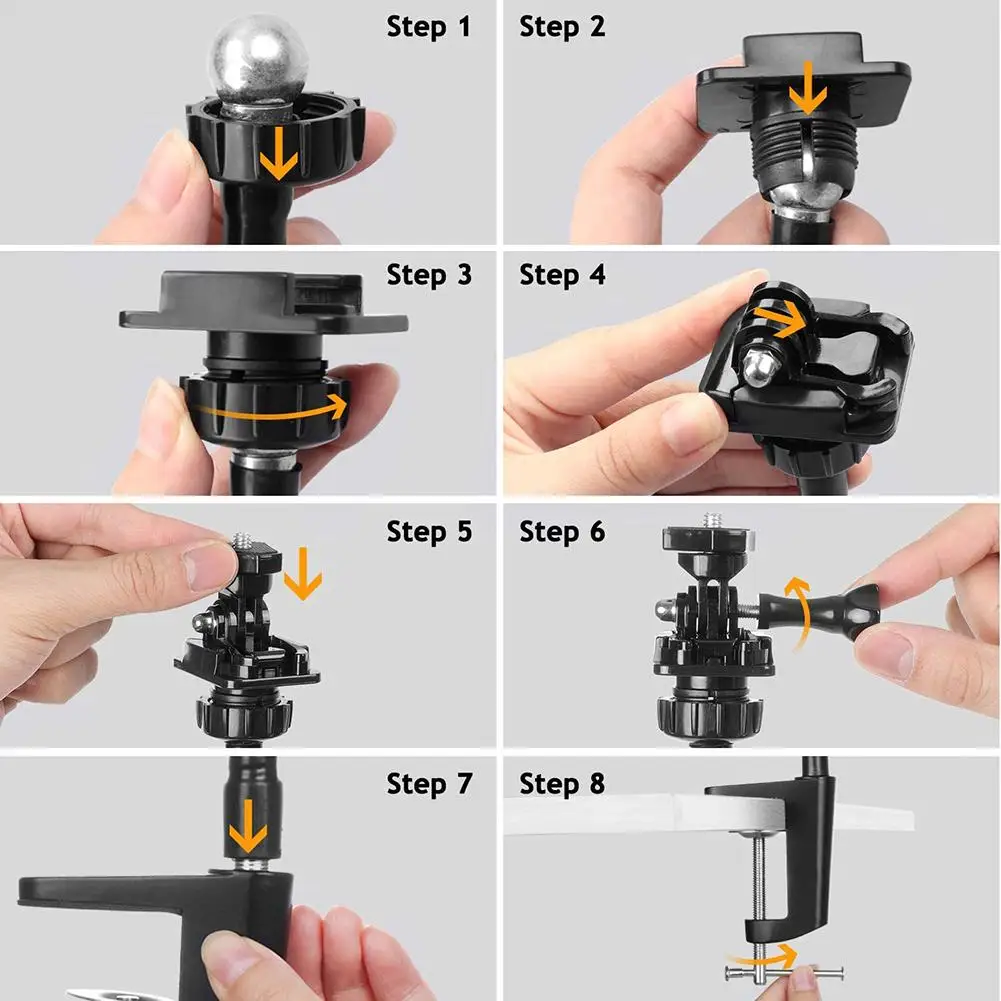 webcam stand flexible desk mount gooseneck clamp clip camera holder for web cam accessories holder for phone magnetic hot sell free global shipping