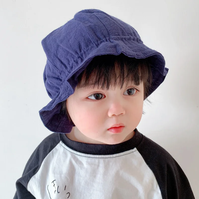 Летняя уличная детская шляпа хлопковая от солнца для маленьких девочек летняя