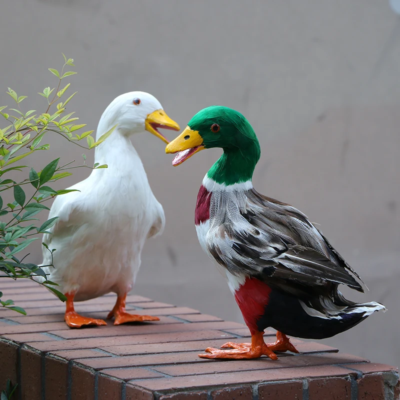 Имитация образца животных утка пасторальные украшения для супермаркета