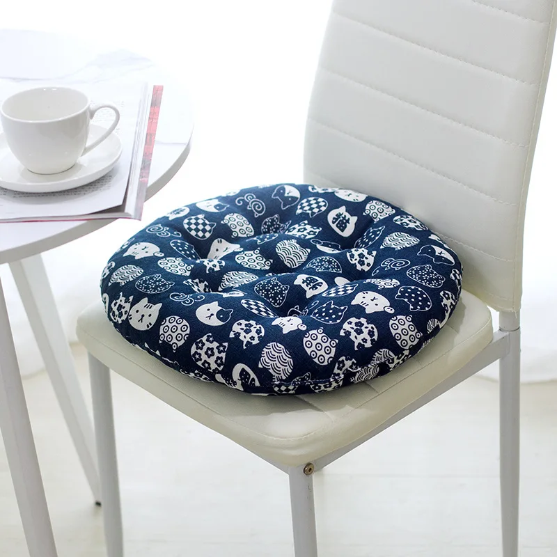 Yaapeet Computer Chair Dining Tatami Round Cushion Office Pad Thickening Student Bench Rattan Seat 40*40cm | Дом и сад