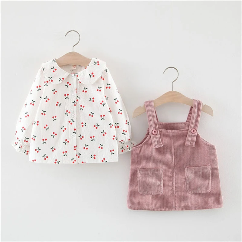2019 г. Модная вишня платье для маленьких девочек vestido Infantil/Вечерние платья