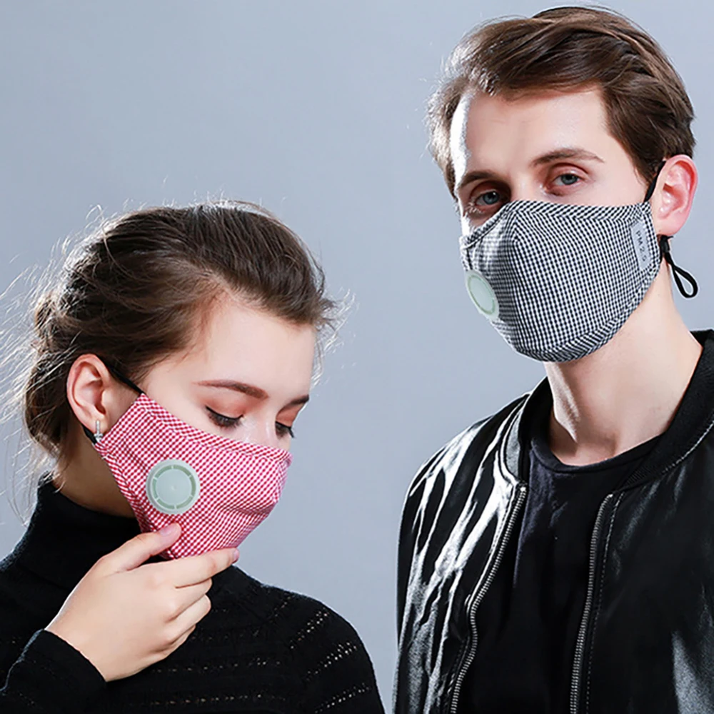 Моющийся многоразовый PM2.5 намордник пылезащитный респиратор защитная маска с дыхательным клапаном для активного отдыха велосипедная маска