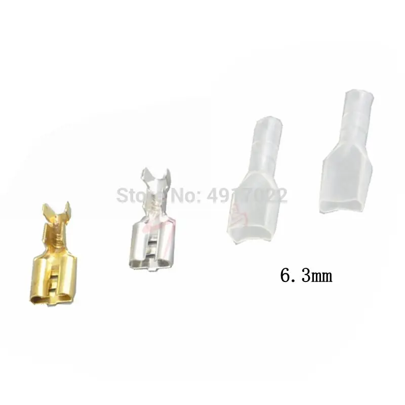 Женские клеммы 6 3 мм с прозрачной оболочкой вставляется пружина гнездовой разъем