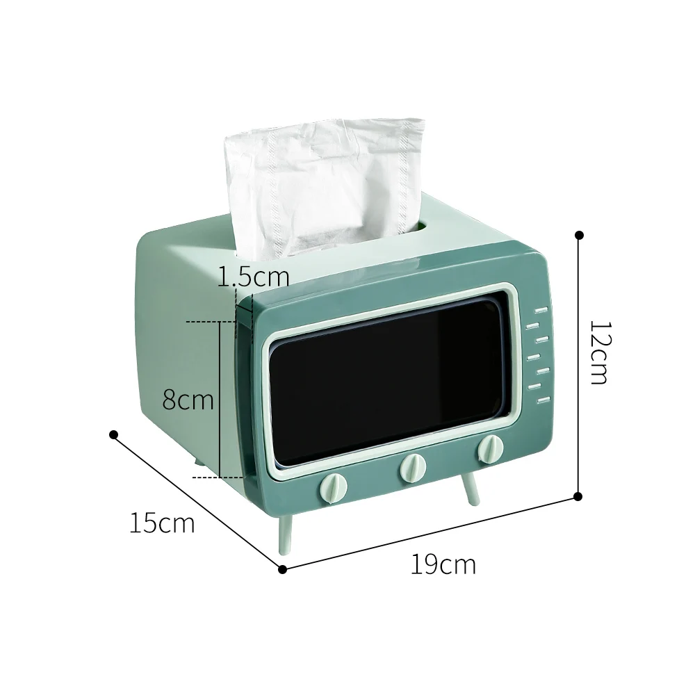 

Cute TV Model Tissue Box Napkin Holder for Paper Napkins Decorative Living Room Table Tissue Boxes Nordic Pastoral Home Decor
