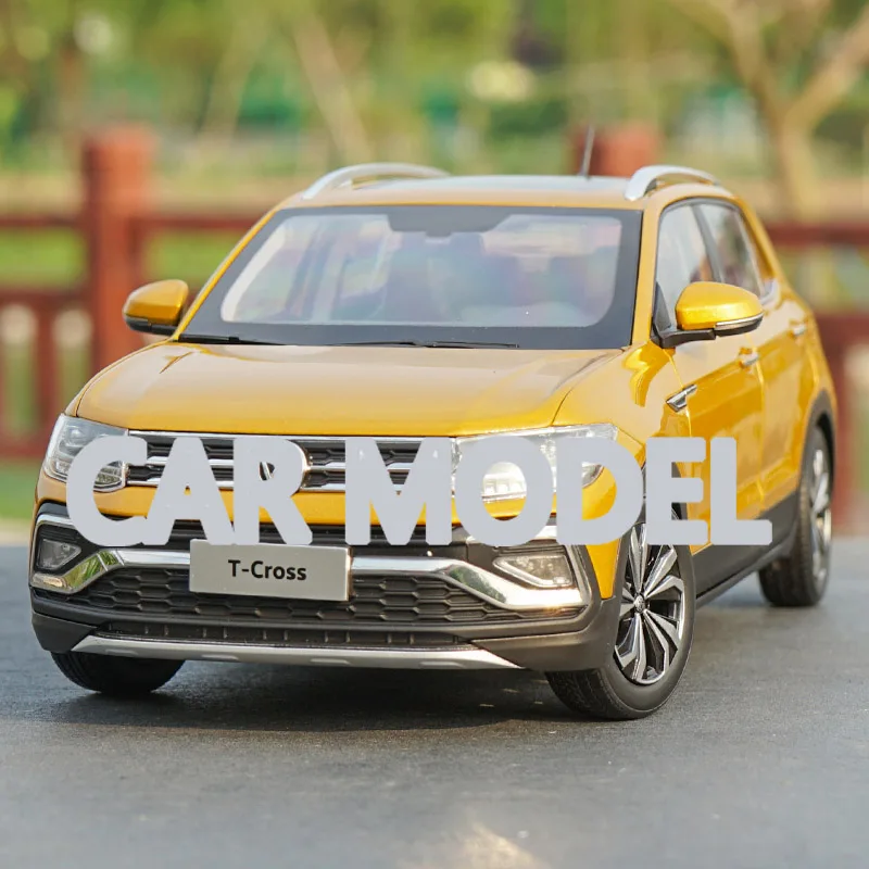 1:18 сплав игрушечных автомобилей T-CROSS tcross модель автомобиля SUV детских игрушечных автомобилей авторизованный игрушки для детей