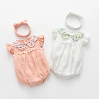 yg brand childrens clothing 2021 summer new baby girls clothing princess wind pure cotton cute bag butt baby triangle