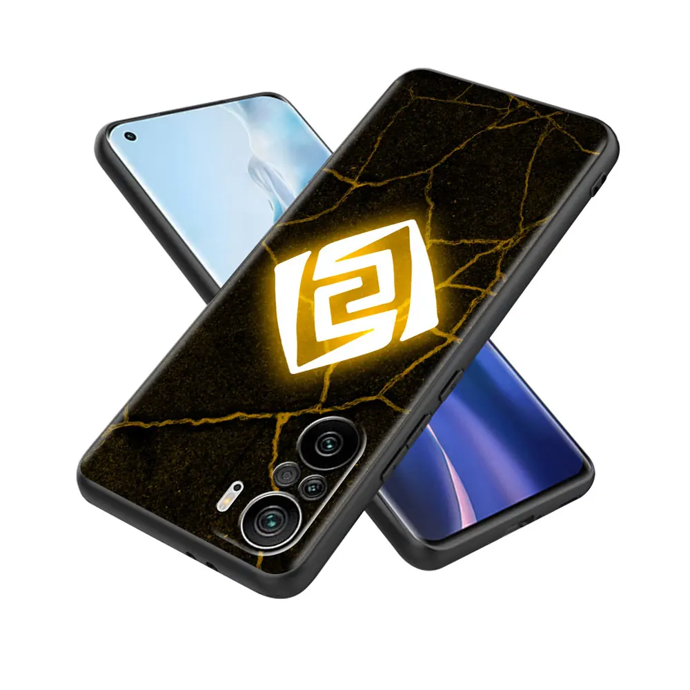 genshin impact logo case for xiaomi mi poco x3 nfc m3 pocophone f1 f3 gt redmi k40 pro for mi 10t pro capa phone cover free global shipping