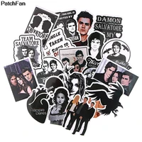 patchfan 20pcs the vampire diaries horror movie sticker for diy phone luggage laptop motorcycle phone waterproof sticker a2686