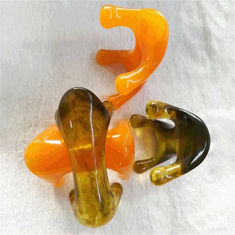 

Beeswax Resin Fou-legs Cervical Spine Acupoint Massager Nose Spine Gua Sha