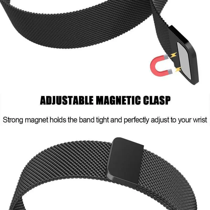 9 цветов для Fitbit charge 3 фитнес-браслет магнитный с миланским плетением браслет из нержавеющей стали сменные полосы для charge3 ремешок