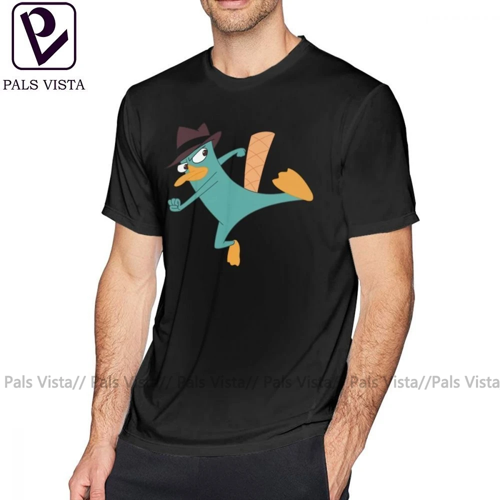 Футболка Platypus футболка с принтом Перри платипус забавная мужская хлопковая