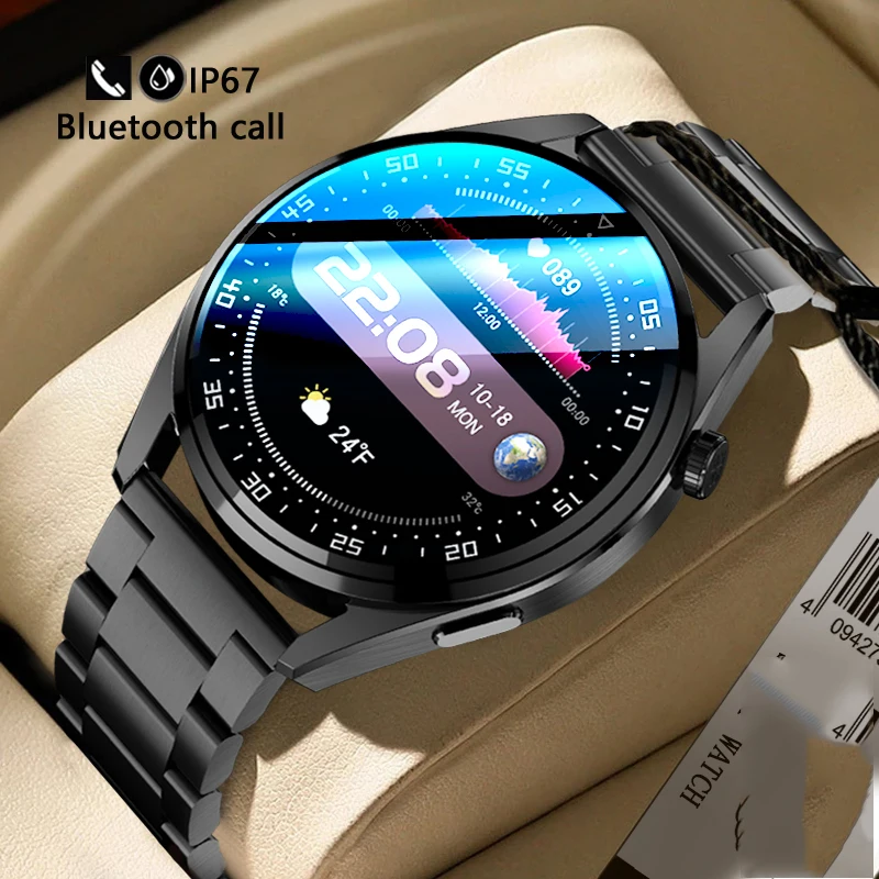 

Новинка 2021, мужские водонепроницаемые умные часы с Bluetooth-вызовом и пользовательским циферблатом для Android и iOS, спортивные фитнес-часы