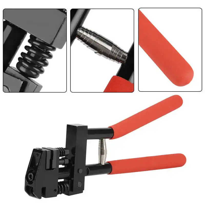 

2 in 1 Carbon Steel Edge Setter Joggler Flanging Hole Punching Pliers Tool 5mm Puncher Car