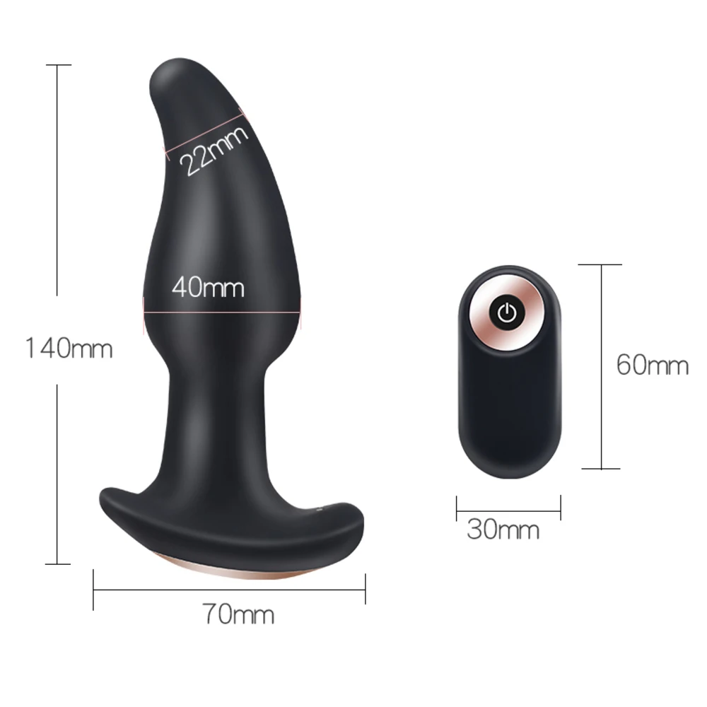 Женский анальный вибратор беспроводной пульт дистанционного управления