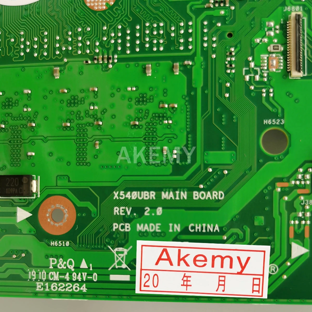 akemy x540ub laptop motherboard for asus x540ub x540uv x540ubr original mainboard 8gb ram i7 7500u v2g 90nb0im0 r00050 free global shipping