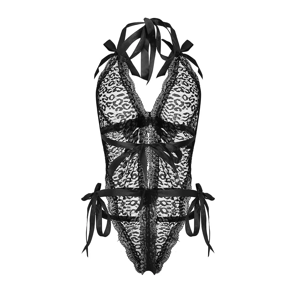 Сексуальное прозрачное Сетчатое Бандажное боди для женщин 2020 без рукавов Тедди