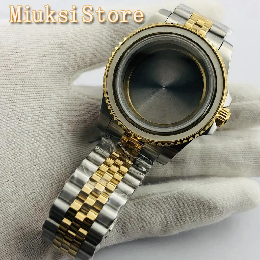 40mm sterile watch case sapphire glass fit ETA 2836 NH35 NH36 Miyota 8205 8215 821A DG2813/3804 Seagull 1612 movement