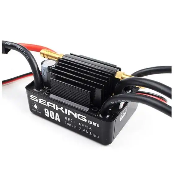 Hobbywing SeaKing V3 водонепроницаемый 30A/60A/90A/120A/180A 2-6S Lipo контроллер скорости 6В BEC