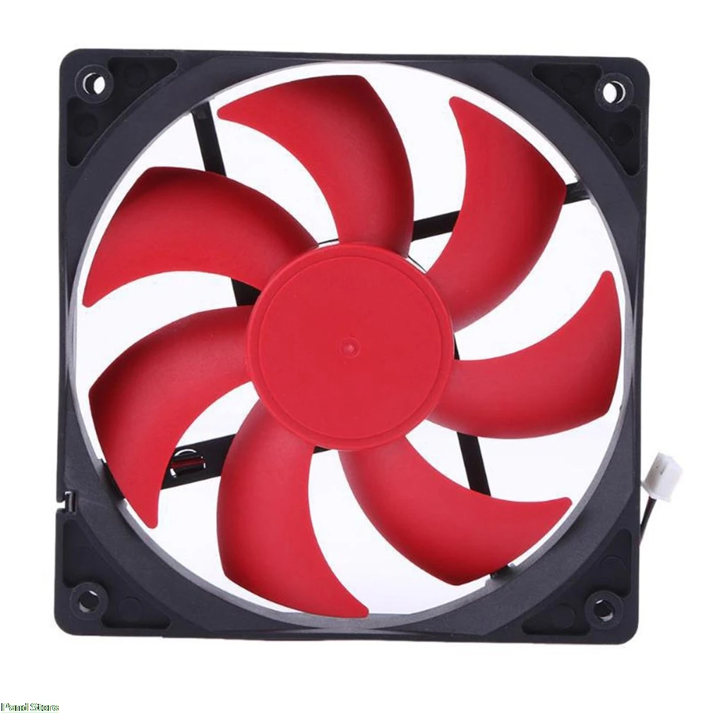 

Portable Computer Double Head 12CM PC Computer CPU Cooling Fan Cooler Super Quiet Silent CPU Cooling Fan for PC