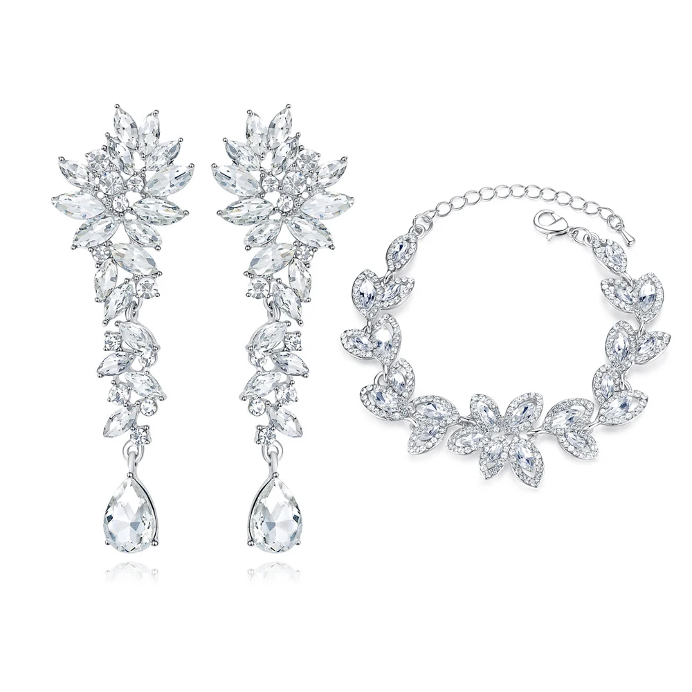 Mecresh Свадебные Ювелирные наборы цвета конский глаз свадебные ювелирные изделия