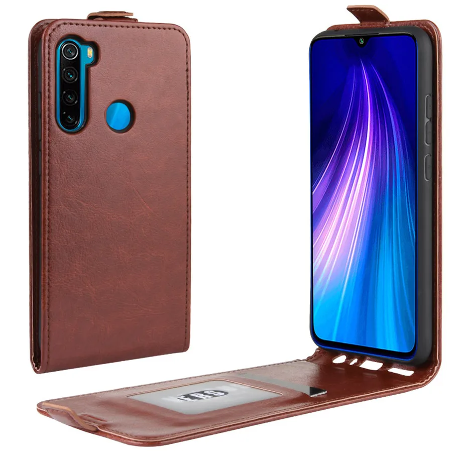 xiaomi Redmi Note 8T чехол 6.3 дюймов ретро кожаный Магнитный Вертикальный книжка Флип чехол на для xiaomi Redmi Note 8T note8T чехол чехлы обложка бизнес телефона сумка
