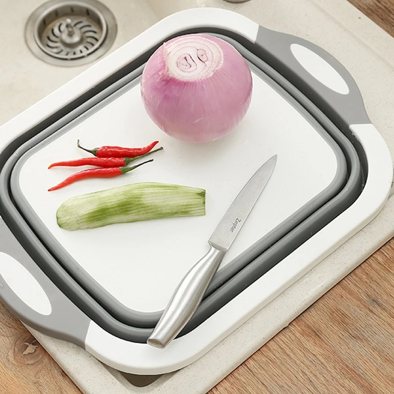 Бытовая креативная Складная Многофункциональная разделочная доска кухонные