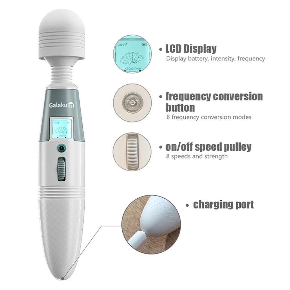 Мощный массажер палочка G Spot вибраторы для женщин Стимулятор клитора игрушки