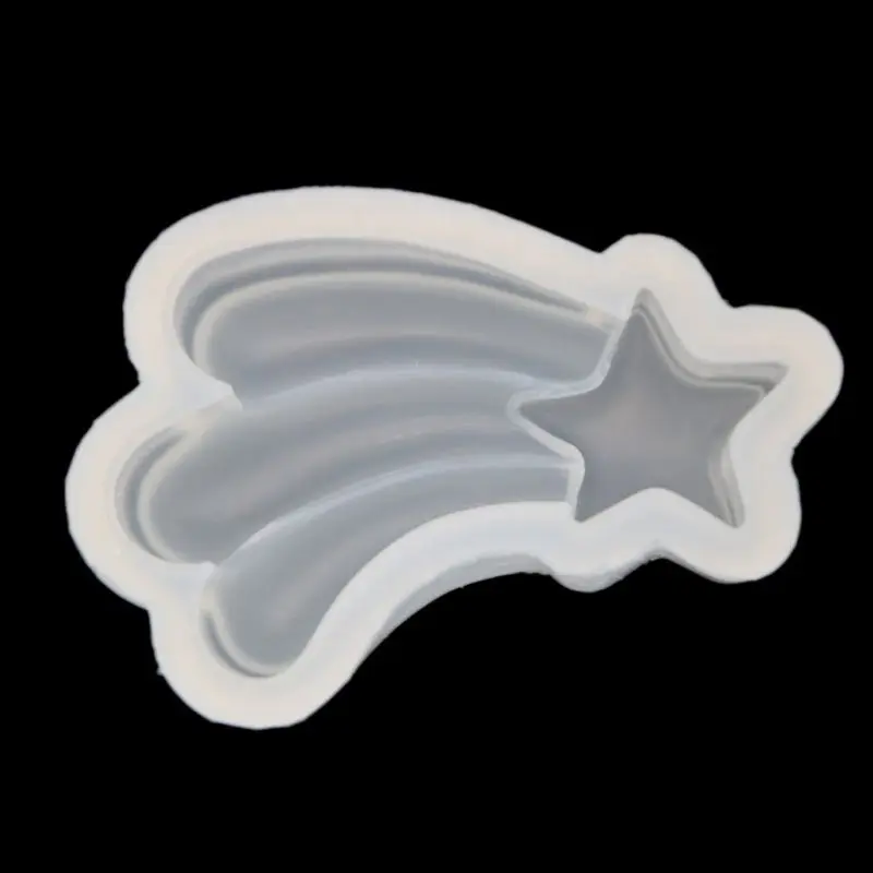 

3D DIY Meteor Rainbow Mold UV Resin Jewelry Fondant Silicone Mold Jewelry Making L4ME